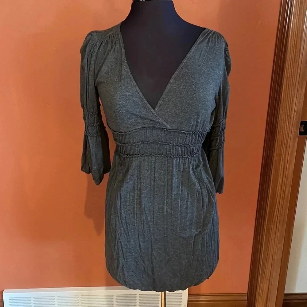 Gray Max Studio Long Sleeve S
